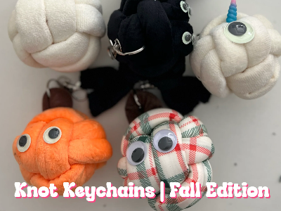 Learn the Monkey's Paw Knot with Spooky Keychains and Tube Yarn