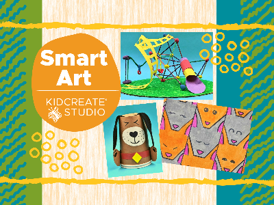 Kidcreate Studio - Oak Park. Smart Art Preschool Weekly Class (3-6 Years)